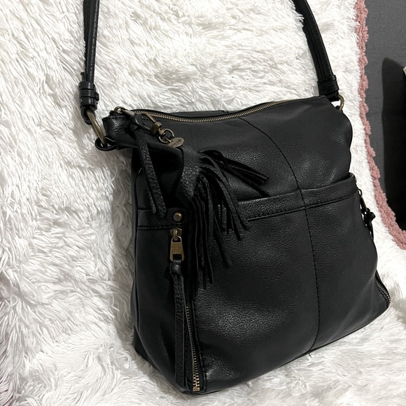 Bags The Sak Leather Suri Zip Top Bucket Bag Poshmark